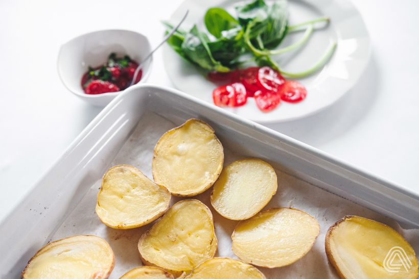 Fitness jednohubky: Bramborové pizza jednohubky zmizí během chvíle ze stolu