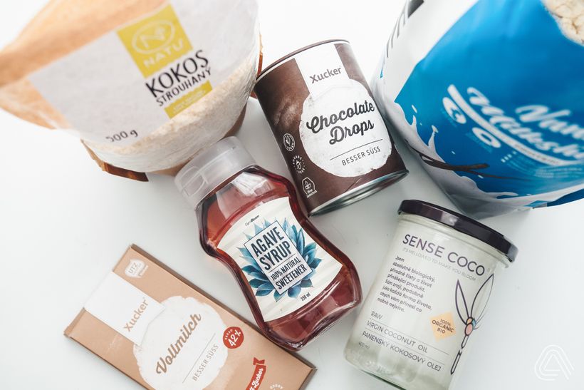 Kokosovo-čokoládové košíčky