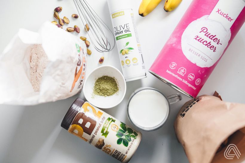 Palačinkové matcha rolky s banánem