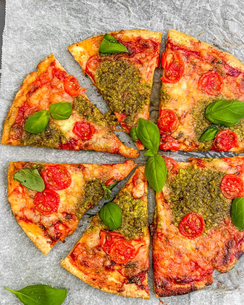 Lowcarb bezlepková pizza