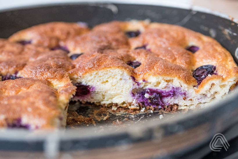 Nadýchaná vaječná omeleta na sladko