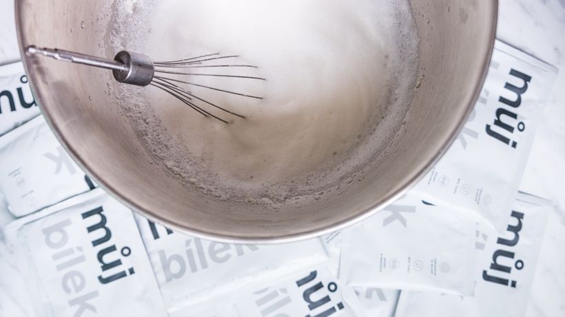 Kokosové rezy z bielkov na plech