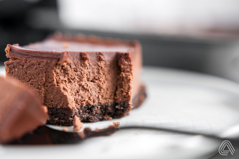 Extra čokoládový cheesecake na plech