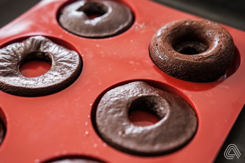 Čokoládové mini donuty bez mouky a cukru