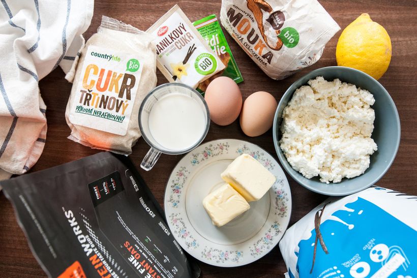 Kynuté buchty s tvarohem