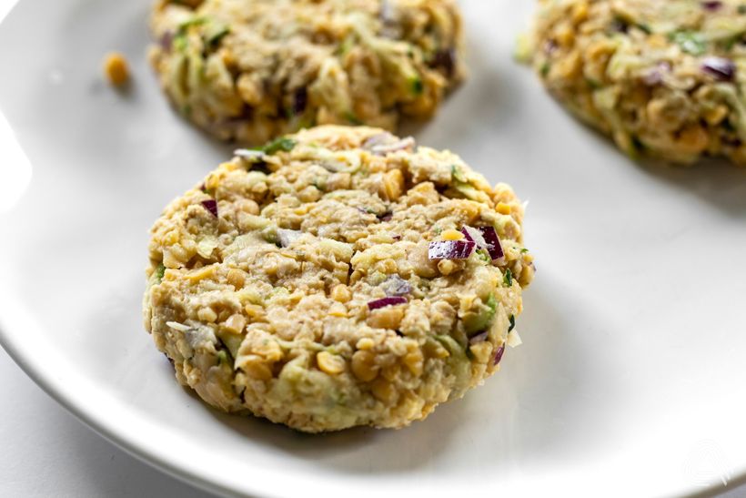 Vegánsky cícerový burger