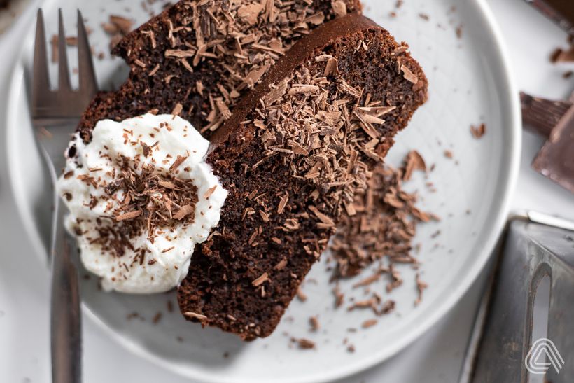 Čokoládový chlebíček s červenou řepou