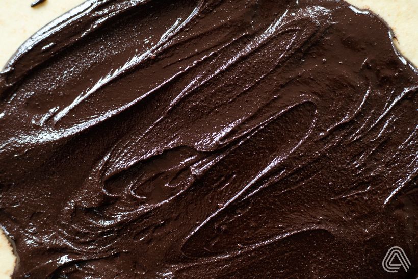 Čokoládový pletenec s pekanovými orechmi