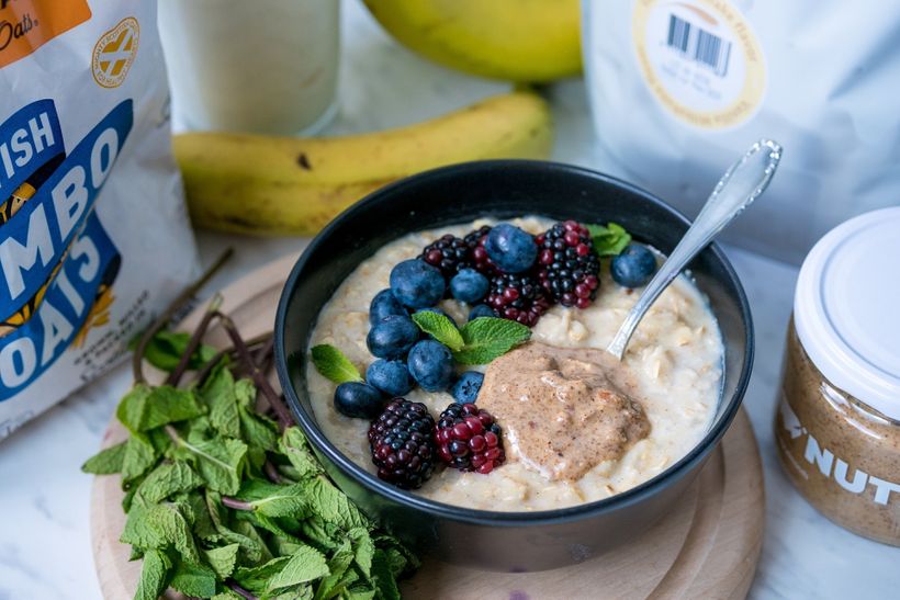 Protein Porridge zum Frühstück, nach dem Training oder als Snack