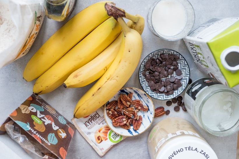 Veganes Bananenbrot ohne Zucker