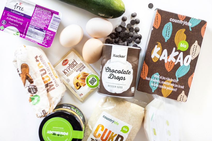 Zucchini-Schnitten mit Quark