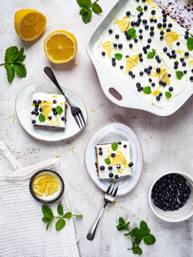 Čučoriedkovo-citrónová buchta