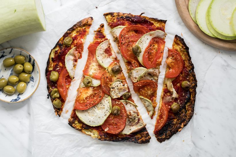 Zucchini-Pizza ohne Mehl