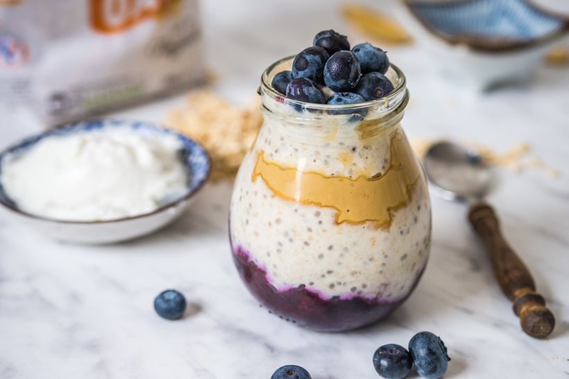 Overnight oats alias ovsená kaša cez noc