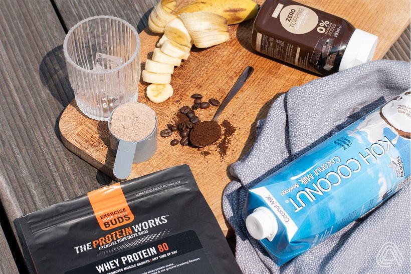 Ledová káva s proteinem