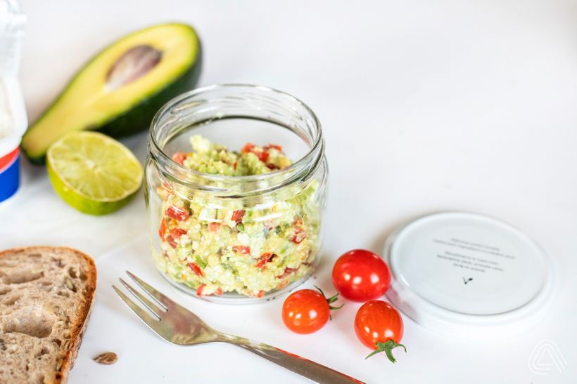 Avokádókrém túróval