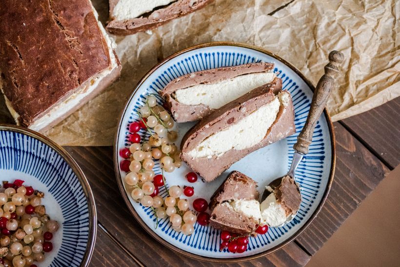 Cuketový chlebíček s tvarohom