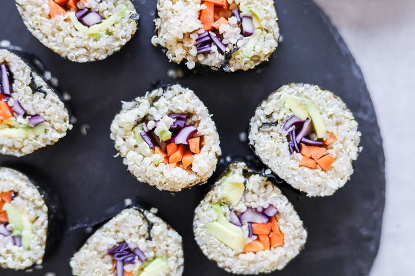 Quinoa sushi
