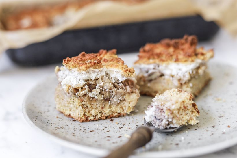 Zdravé barónkine rezy s tvarohom a jablkami