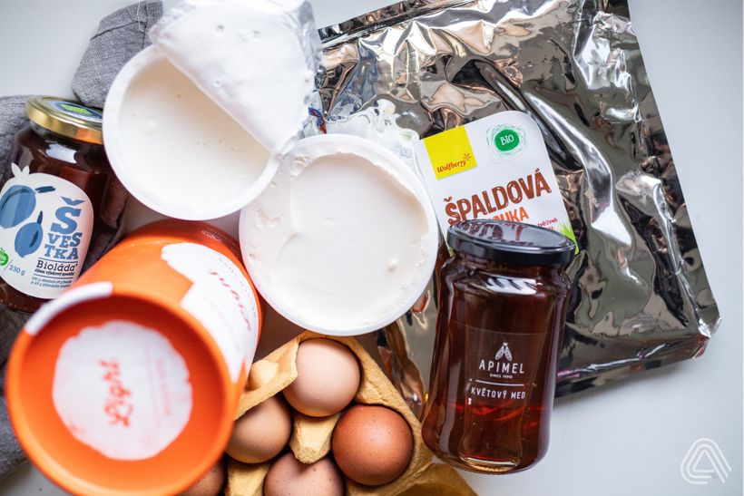 Perníková roláda s povidly a mascarpono-tvarohovým krémem