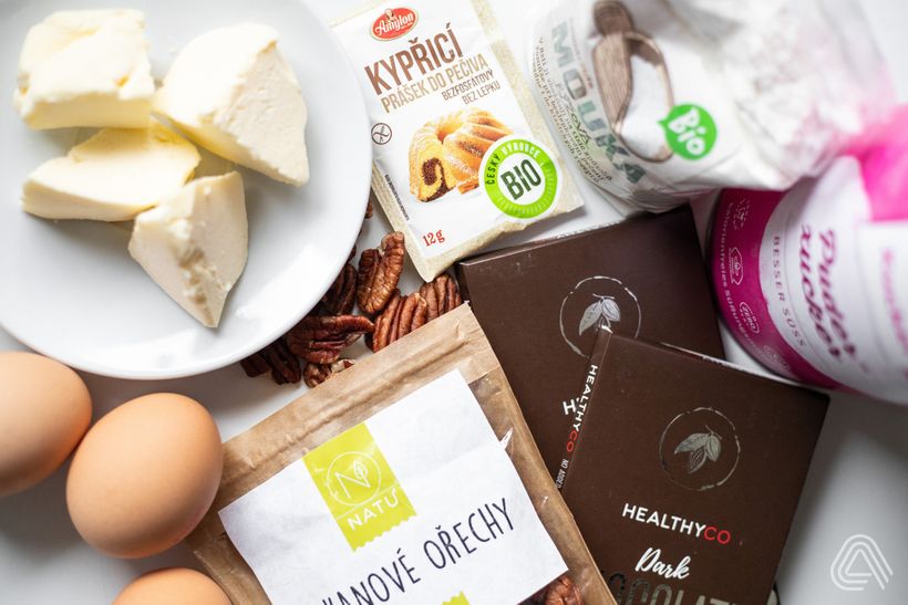 Luxusné bezlepkové čokoládové brownies