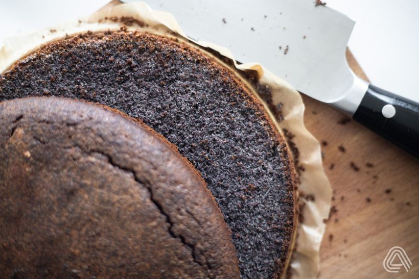 Quarkmohnkuchen mit Marmelade ohne Mehl