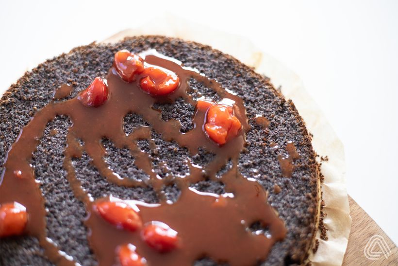 Quarkmohnkuchen mit Marmelade ohne Mehl