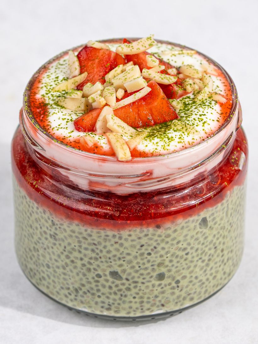 Matcha chia pudink 3x jinak