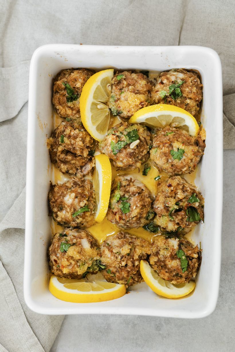 Putenbällchen aus dem Ofen