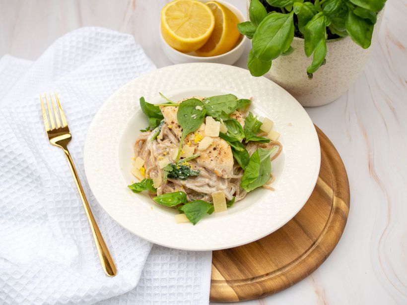 Špagety s citrónovo-ricottovou omáčkou