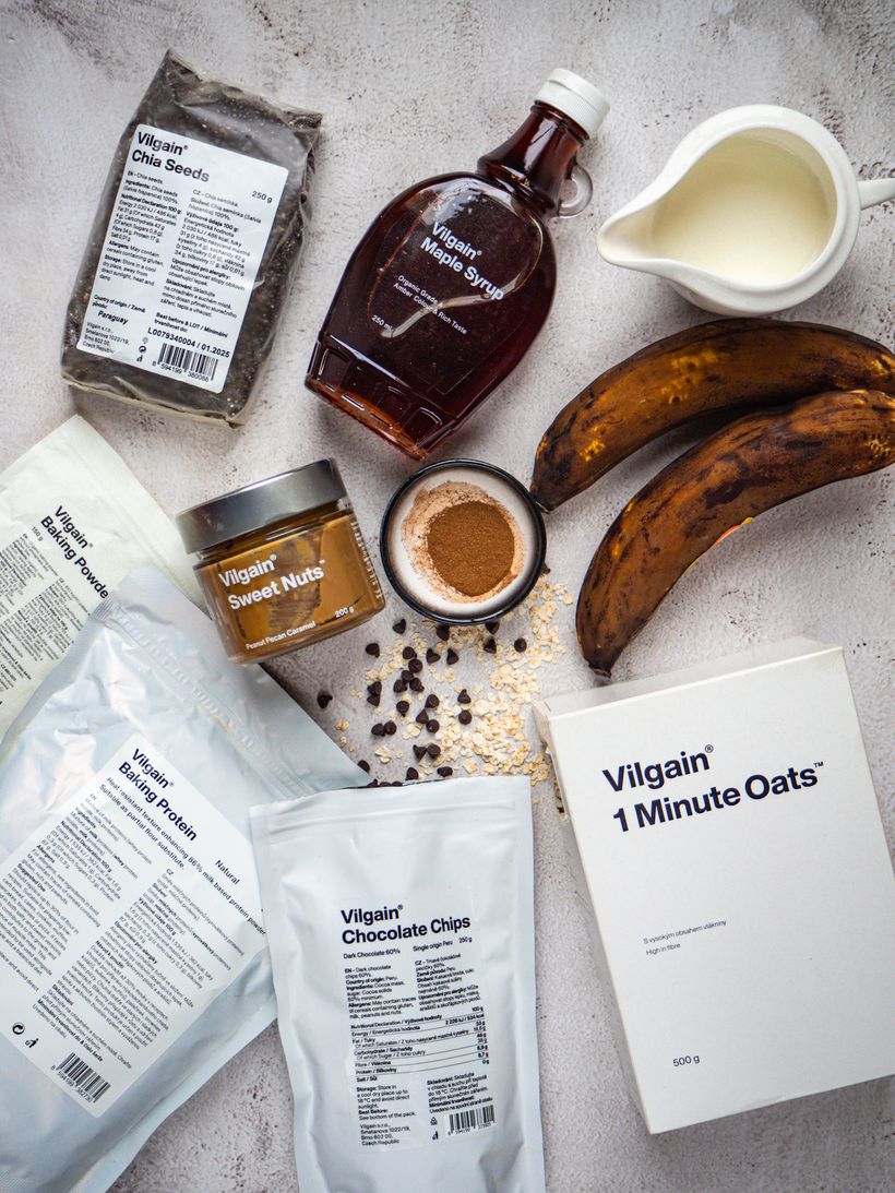Terci de ovăz copt ala banana sandwich