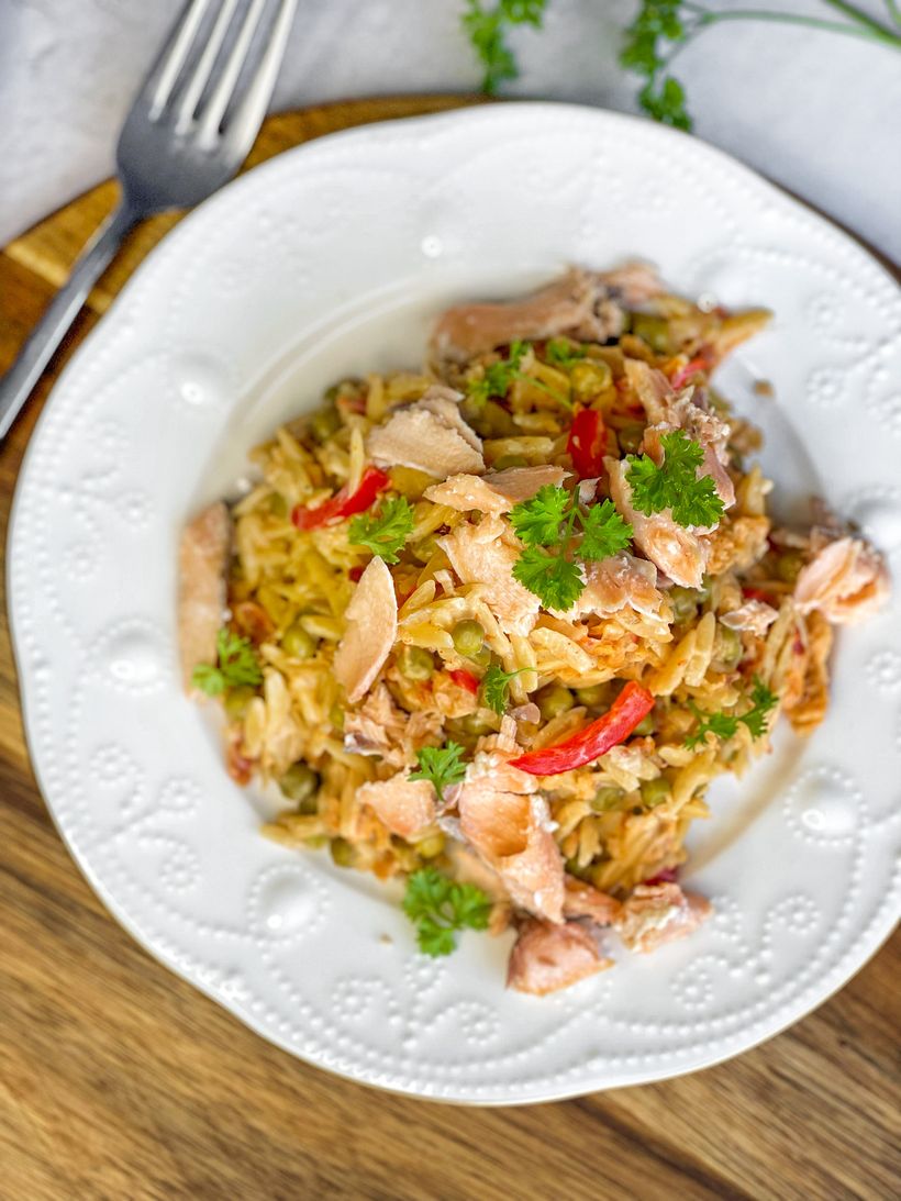 Orzo cu somon