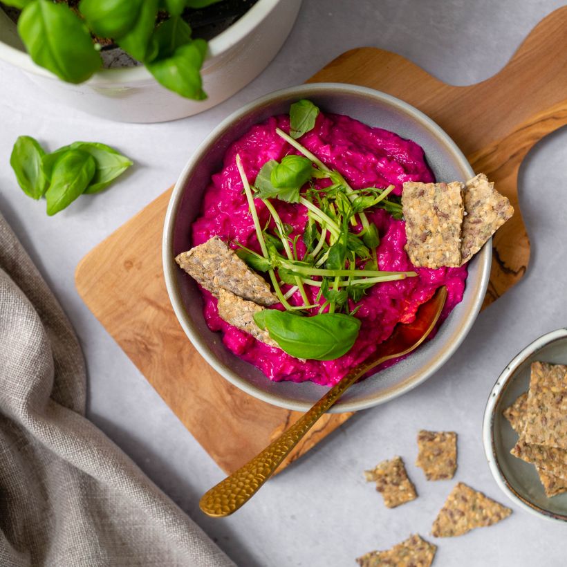 Pomazánka z červené řepy s vajíčkem