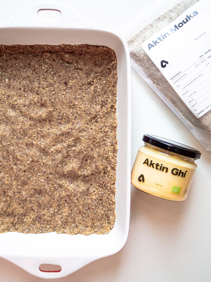 Borůvkový cheesecake na plech