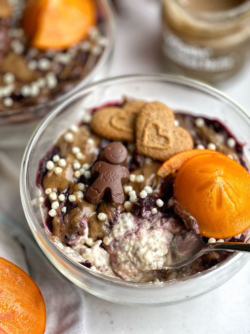 Perníkové overnight oats