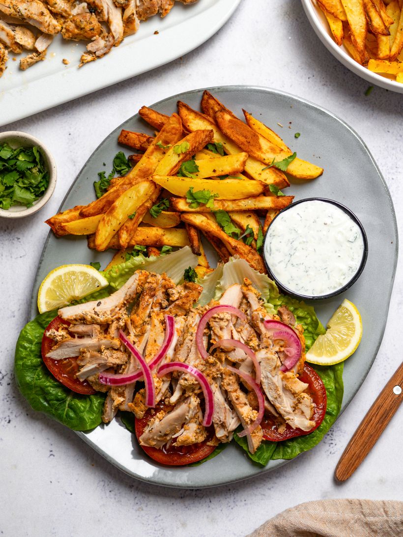 Gyros de pui de casă