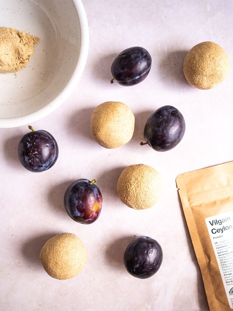 Pflaumenknödel aus Quarkteig | Vilgain-Rezepte
