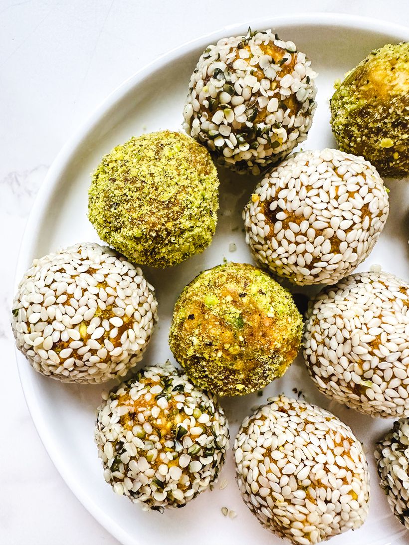 Pistáciové energy balls z dýňového pyré