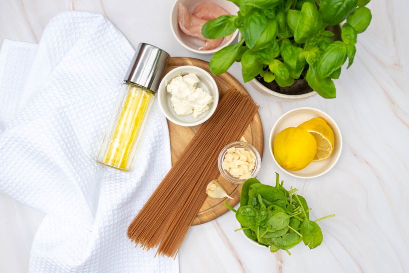 Špagety s citrónovo-ricottovou omáčkou