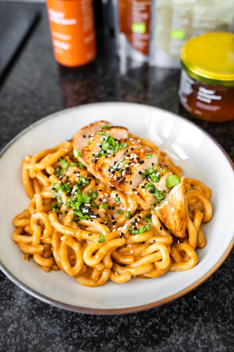 Peanut Butter Chilli Noodles