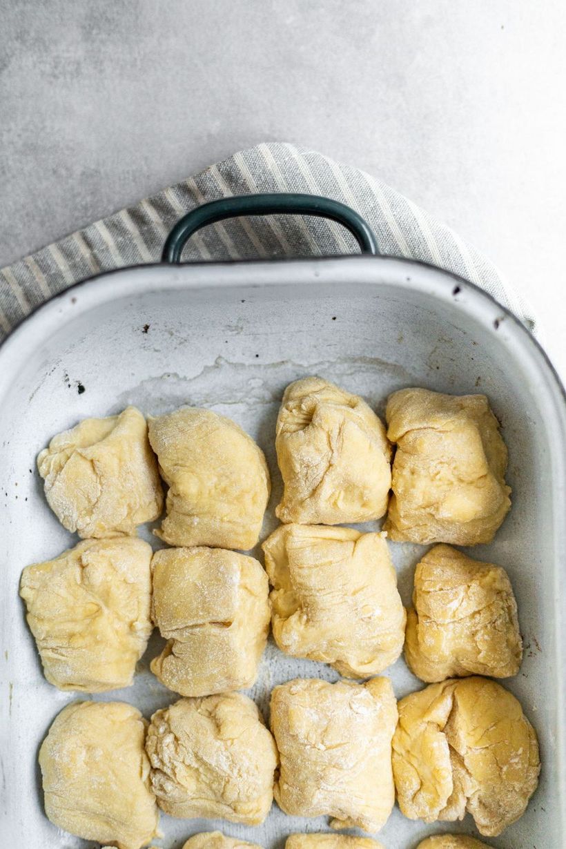 Dukátové buchtičky s vanilkovým krémom