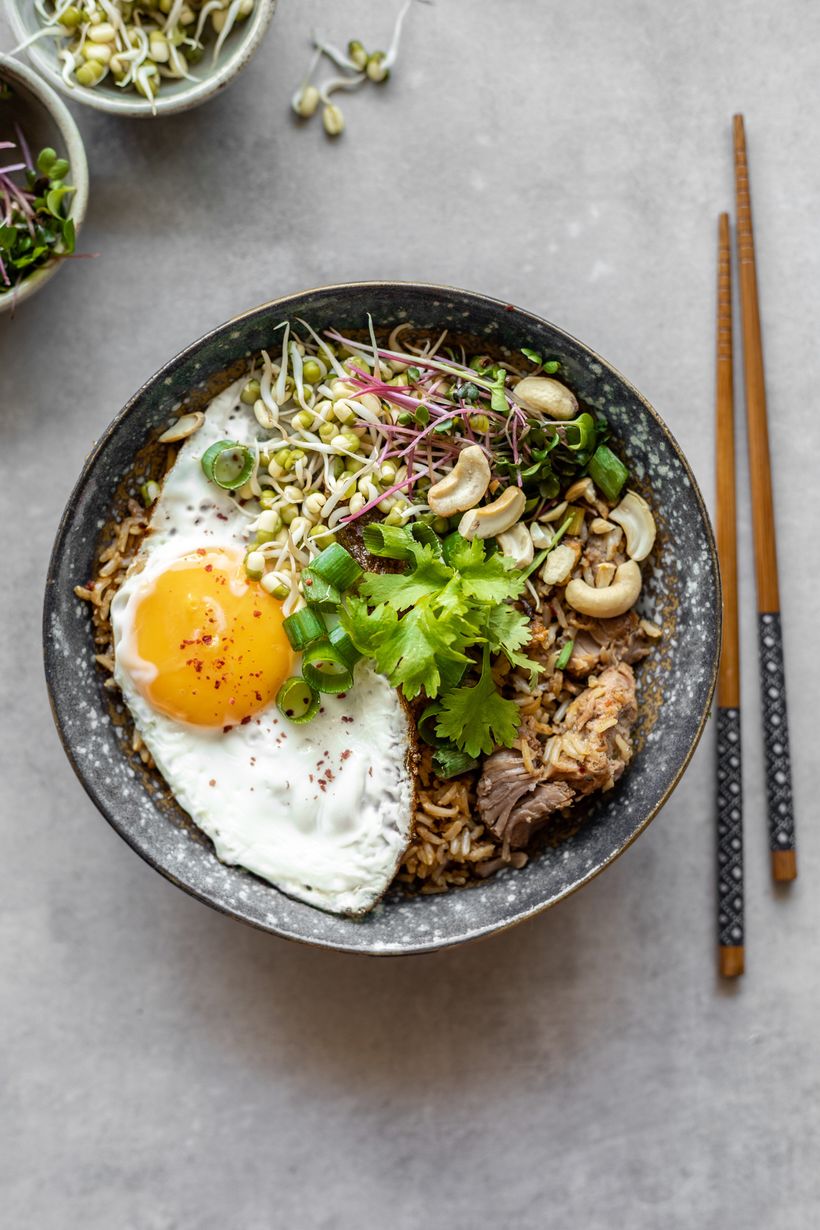 Nasi goreng: vietnamská vyprážaná ryža