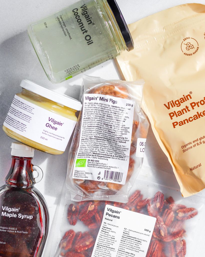 Vegán palacsinta fügével és pekándióval
