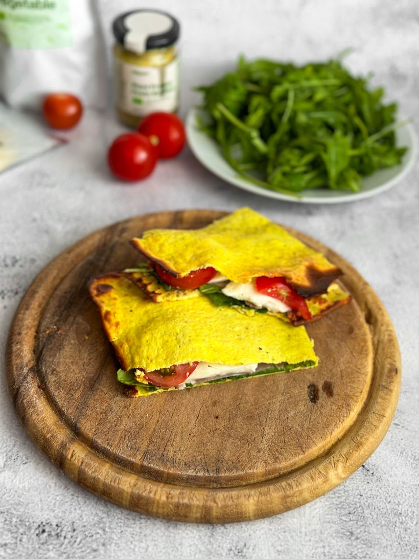 Cottage Cheese Flatbread àla caprese