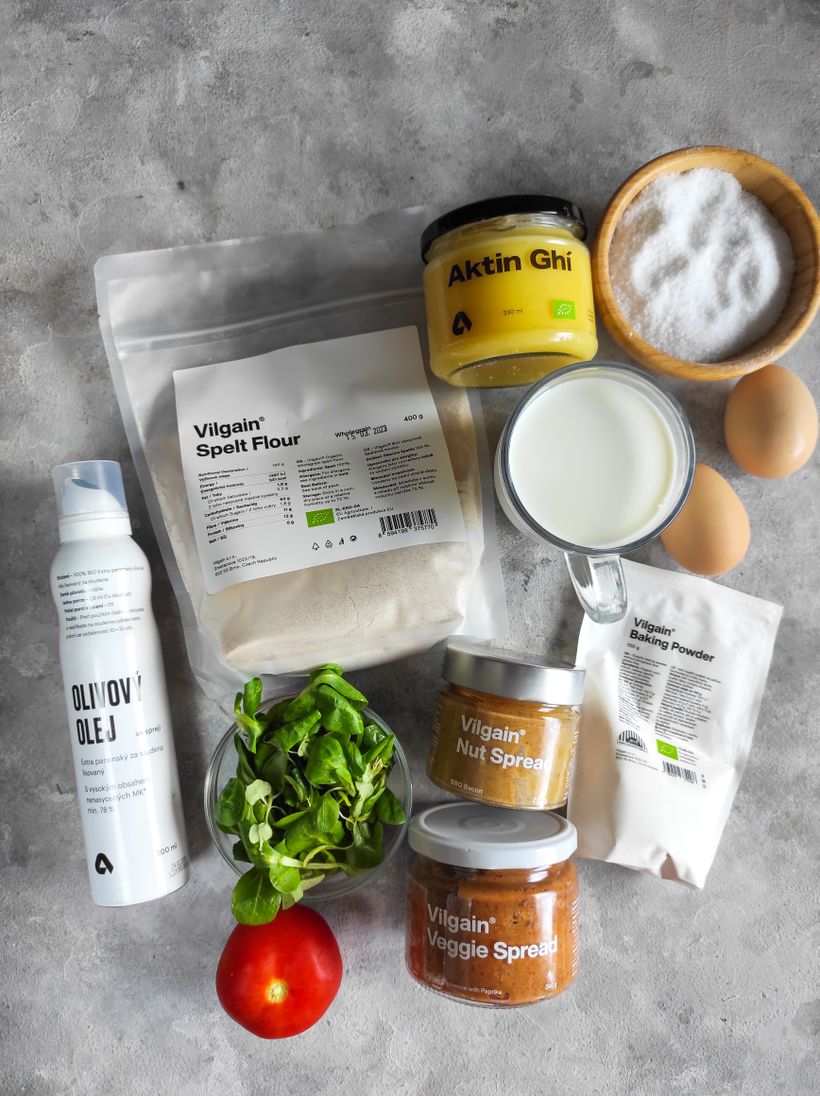 Slaný vafľový sendvič