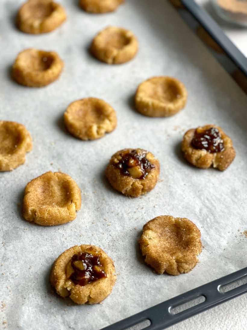 Apple pie cookies - sušenky s karamelizovanými jablky