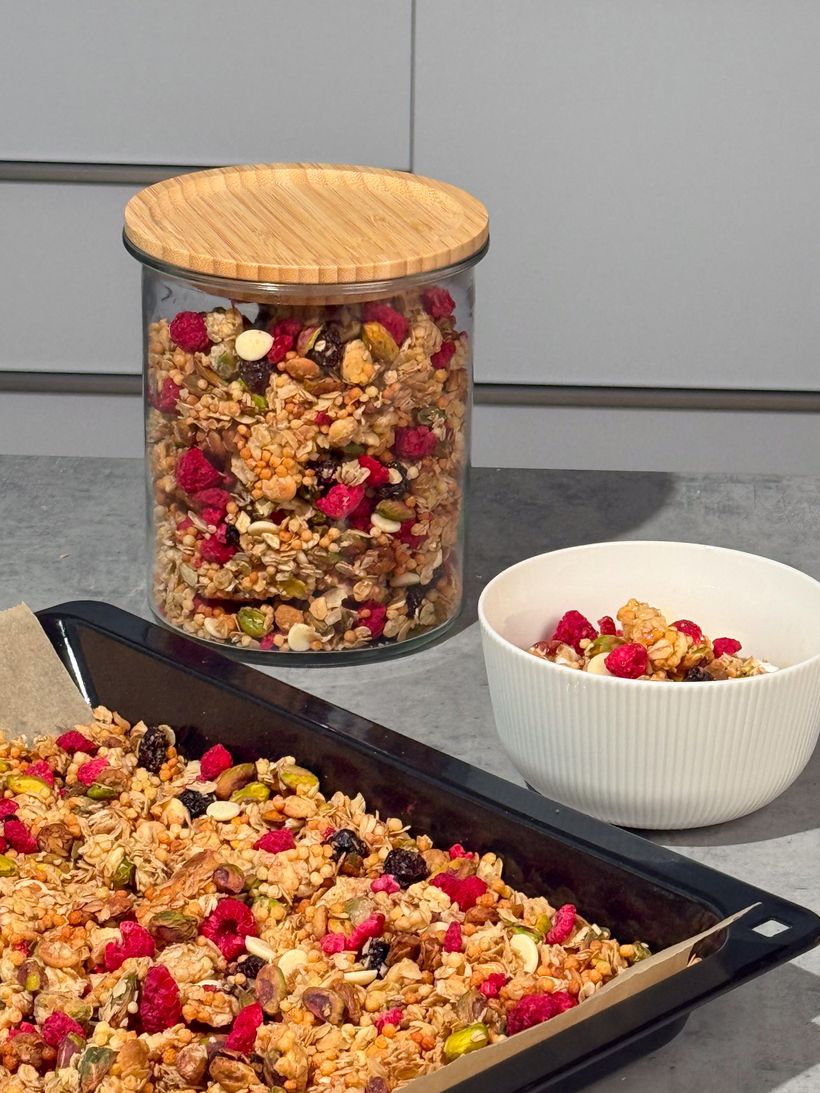 Domácí pistáciová granola