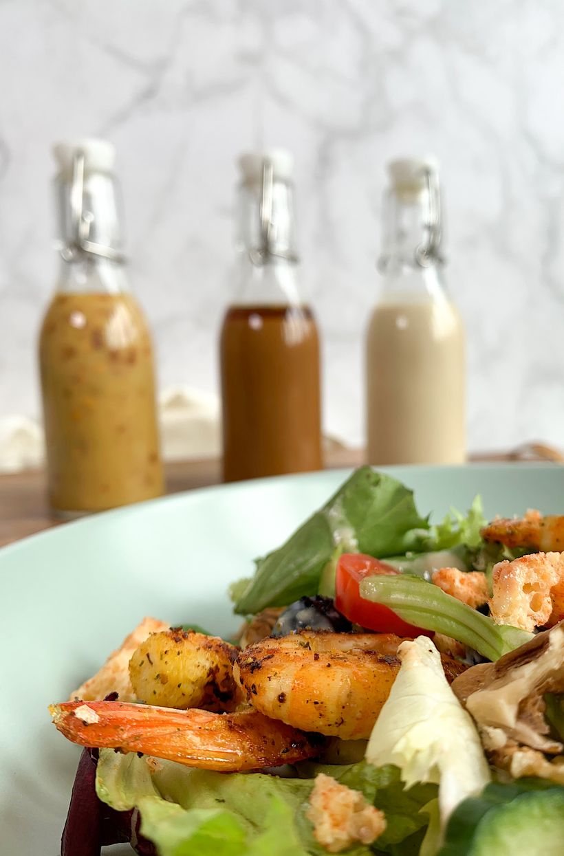 Zálivky na salát 3x jinak