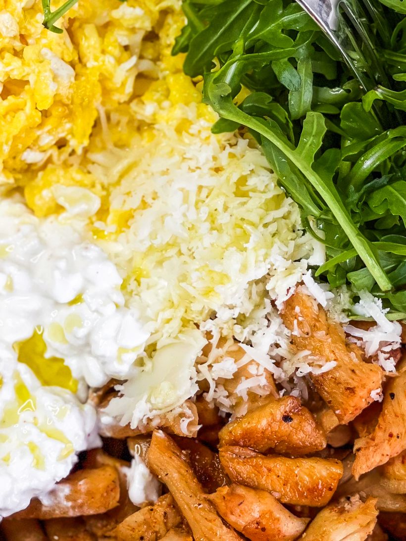 Protein bowl s kuřecím