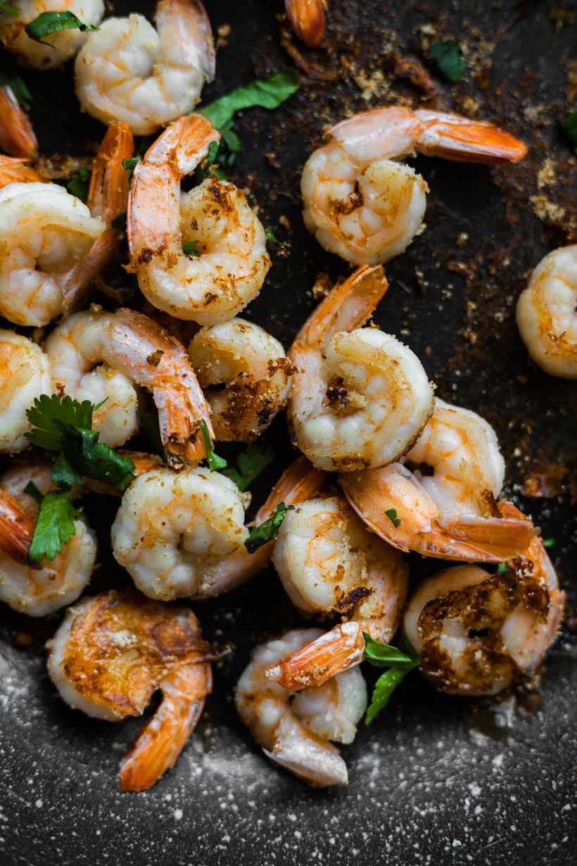 Poke bowl s krevetami